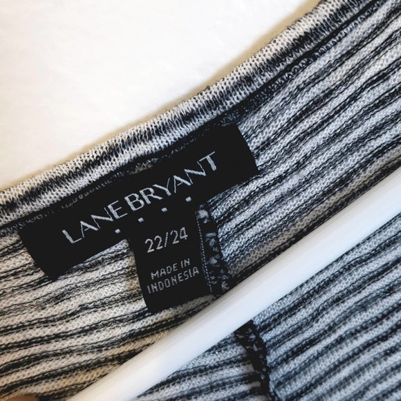Lane Bryant Stripped Knit Top Size 22/24 - Picture 2 of 4